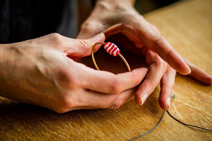prototype bracelet en verre